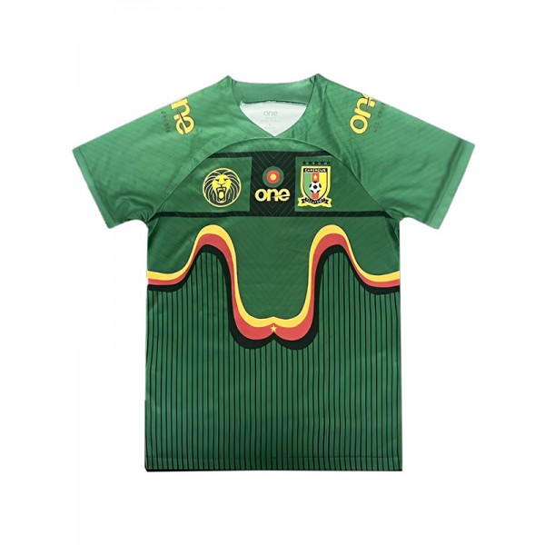 Cameroon olympic jersey green soccer uniform men's football kit sports top shirt 2023-2024